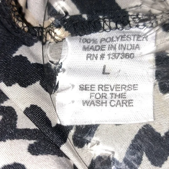 Truth NYC Crop Top for Women V-Neckline Bohemian Print Size Large - Picture 6 of 15